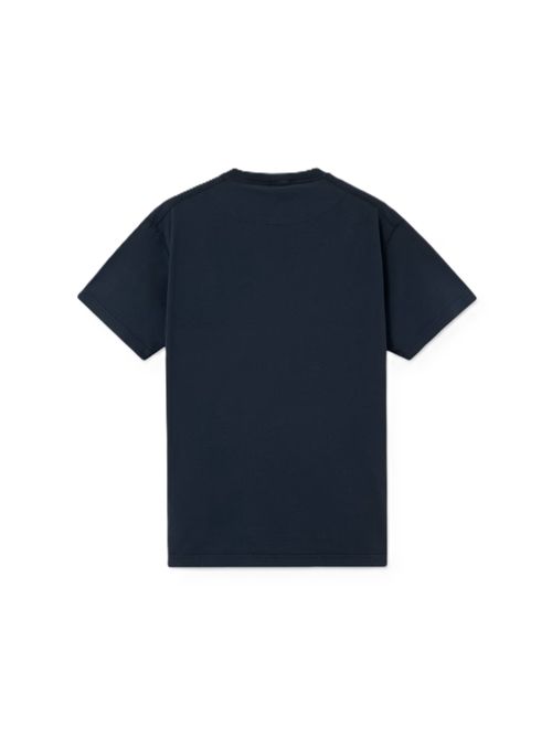 T-shirt a manica corta in jersey di cotone Stone Island | L2S15 2100026 S0057V0020 NAVY BLUE